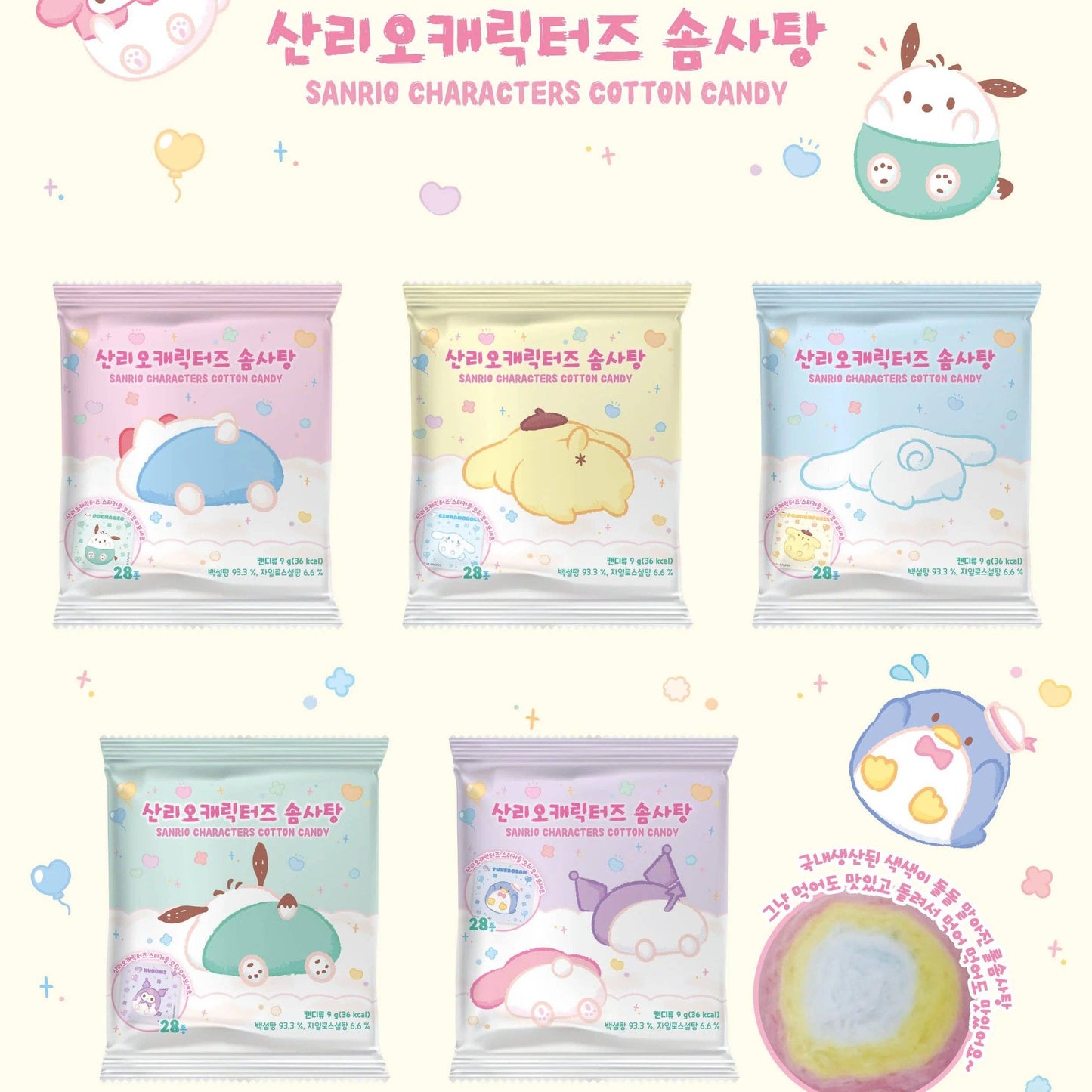 Sanrio Cotton Candy (Korea)