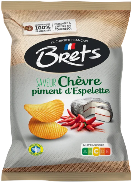 Brets Potato Chips - Goat Cheese & Espelette Pepper