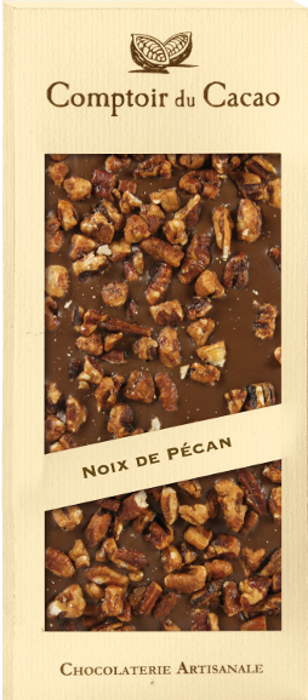 Comptoir du Cacao Milk Chocolate Bar w/ Caramelized Pecans