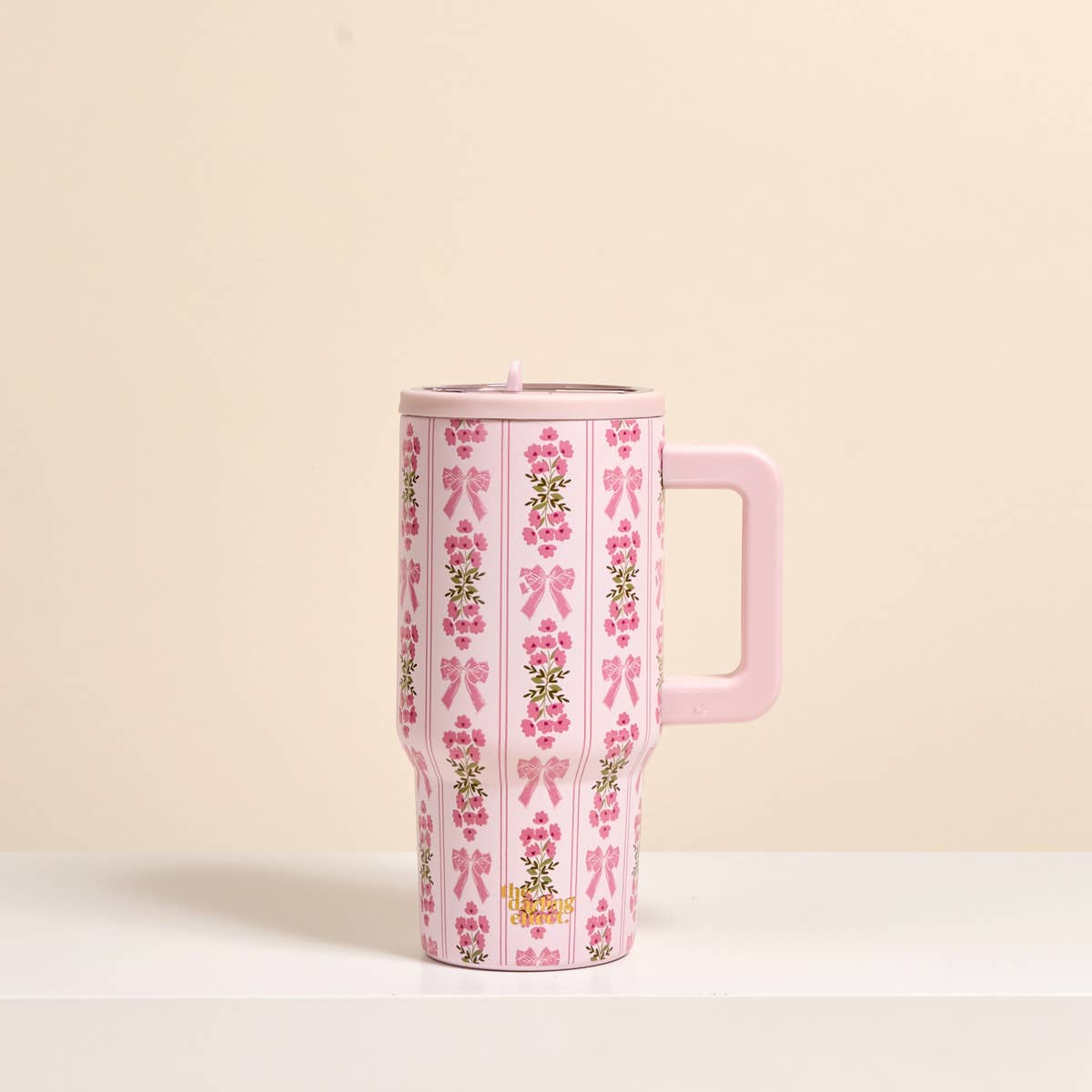 20 oz Lifestyle Flip Straw Tumbler–Oh So Fancy Pink