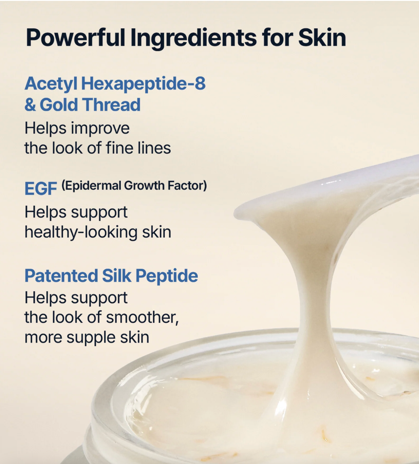 SUNGBOON EDITOR Silk Peptide EGF Intensive Cream
