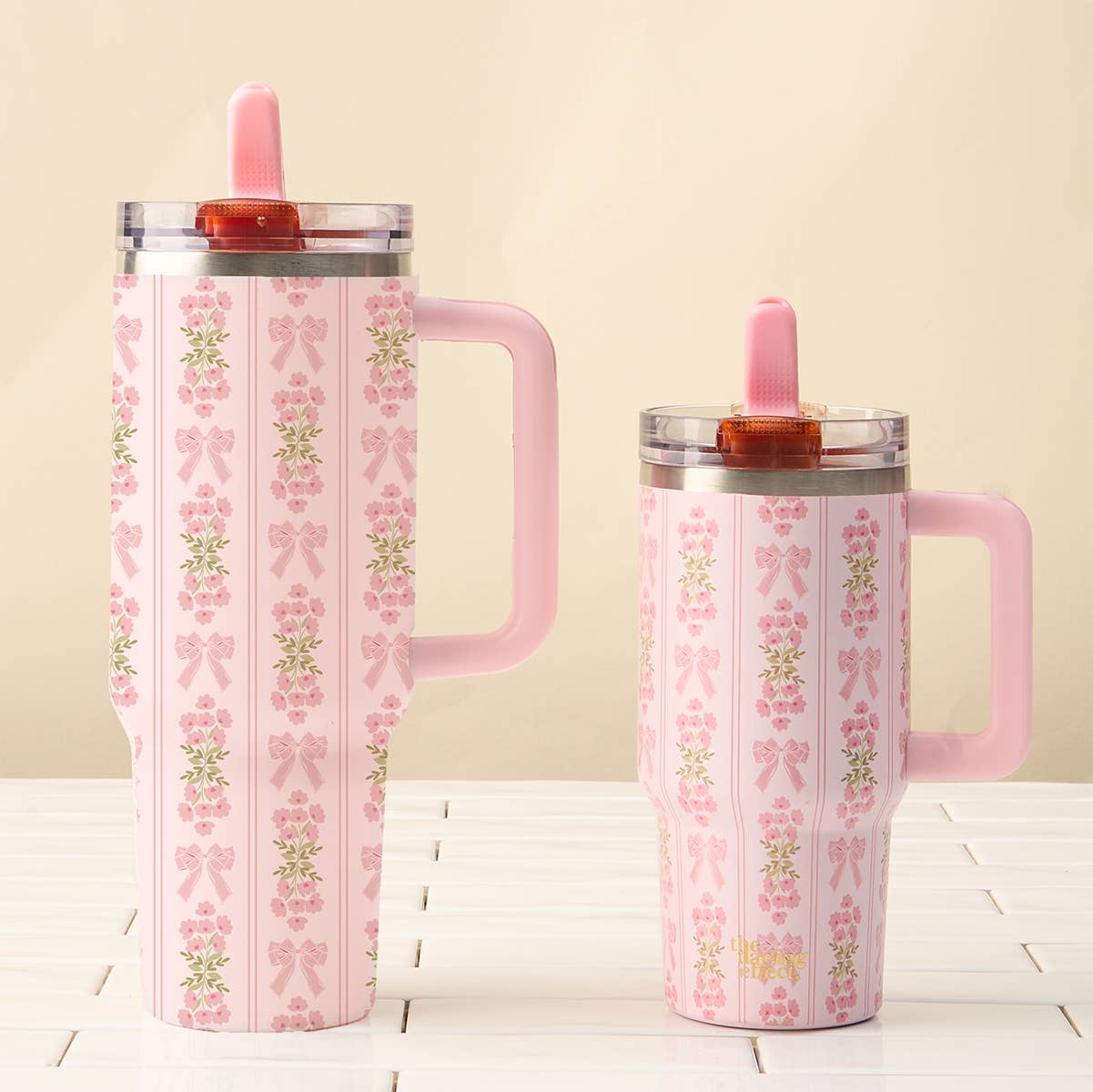 40 oz Lifestyle Flip Straw Tumbler–Oh So Fancy Pink