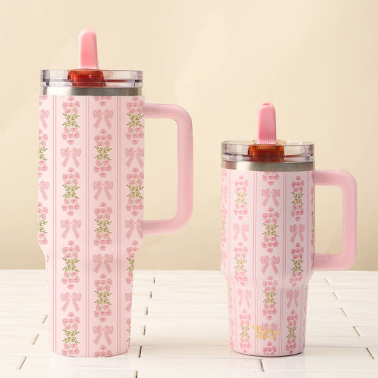 40 oz Lifestyle Flip Straw Tumbler–Oh So Fancy Pink