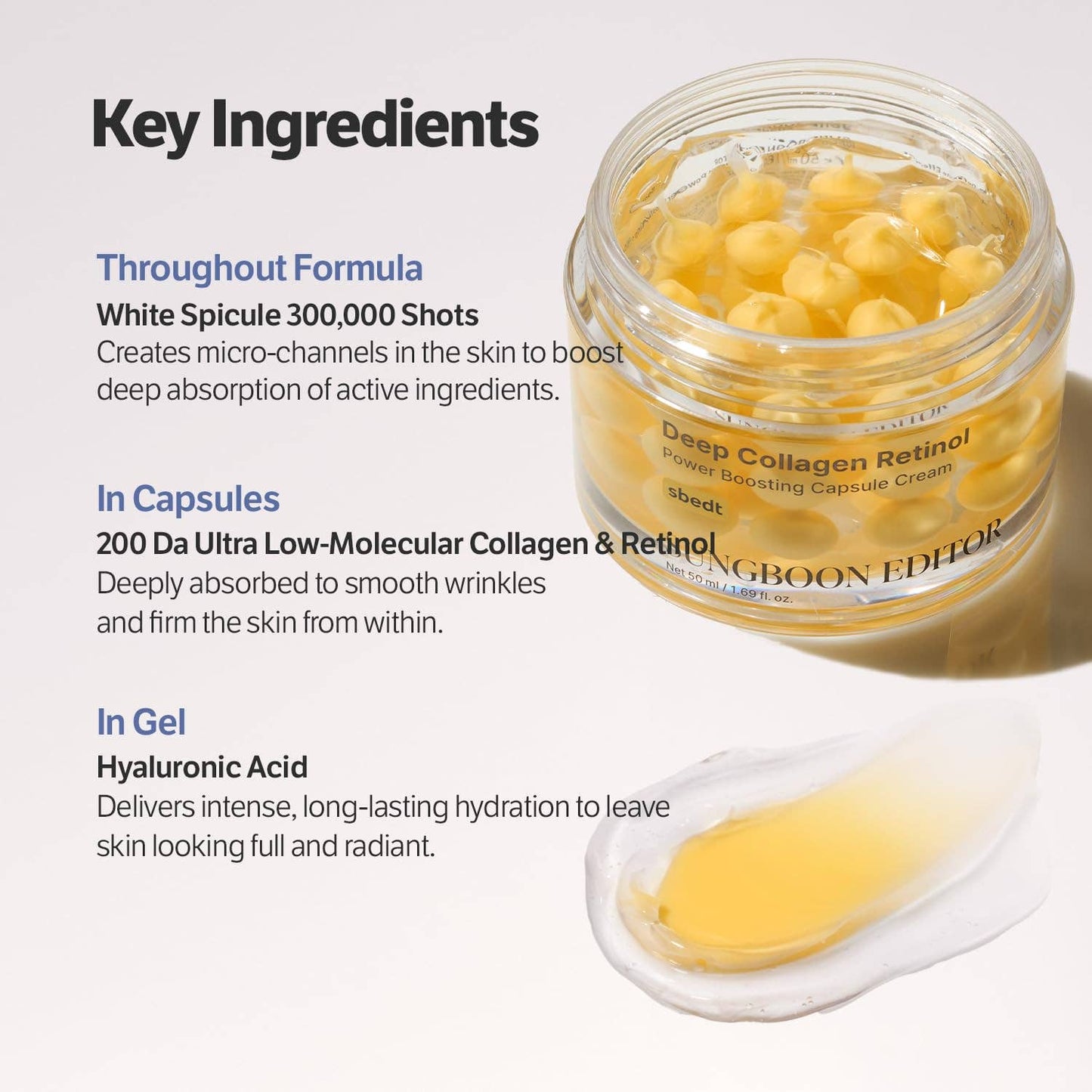 SUNGBOON EDITOR Deep Collagen Retinol Capsule Cream