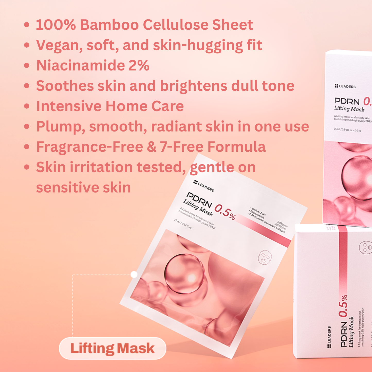 LEADERS PDRN 0.5% Lifting Mask