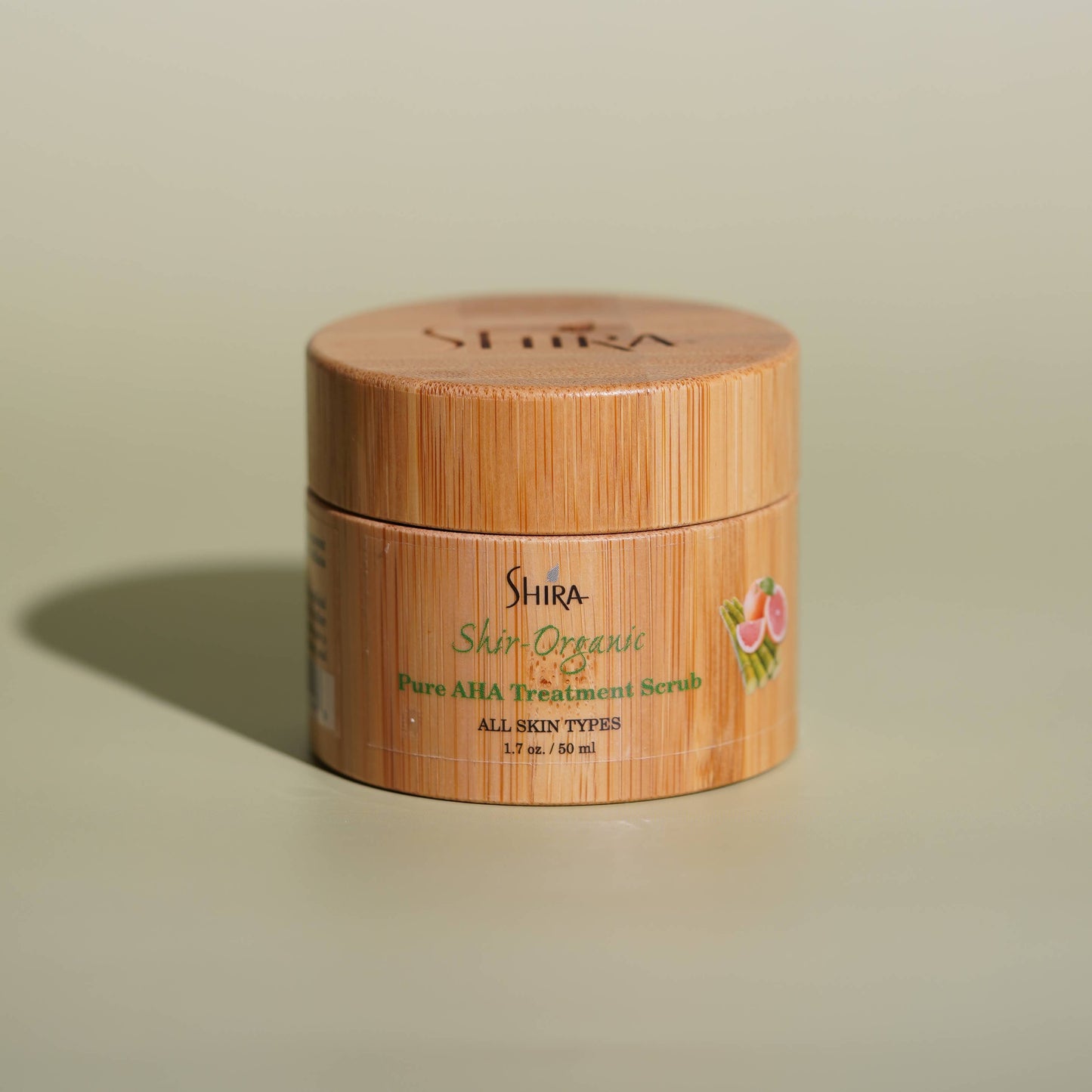 Shir-Organic AHA Treatment Scrub Exfoliating Smooth Skin