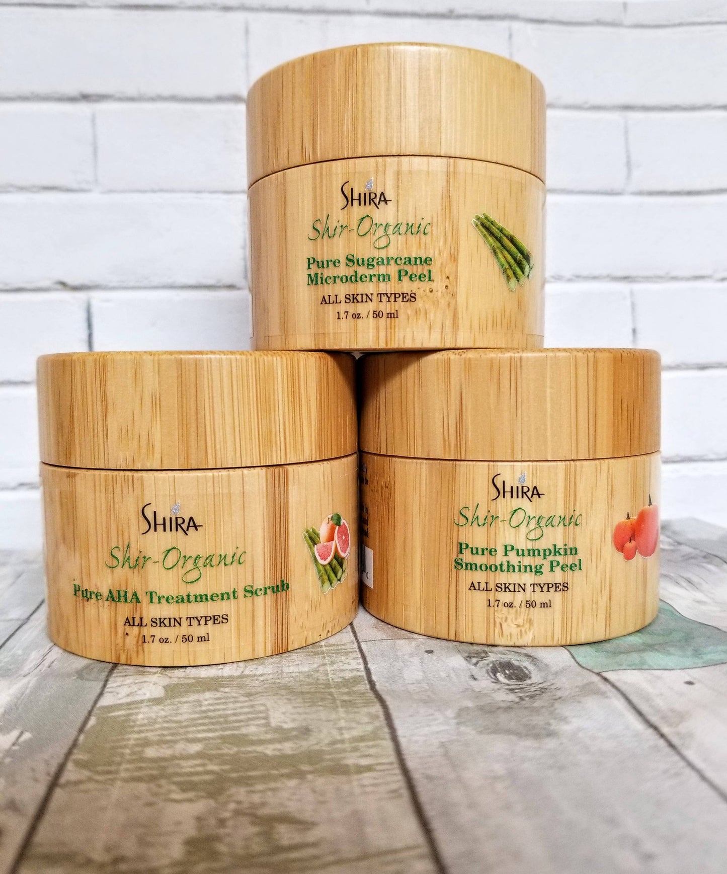 Shir-Organic AHA Treatment Scrub Exfoliating Smooth Skin