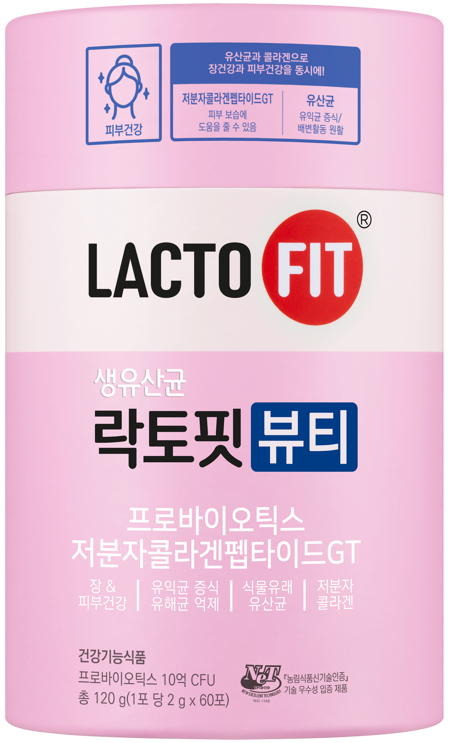LACTO-FIT Beauty Probiotics + Collagen