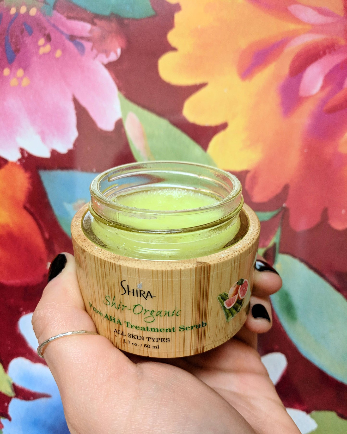 Shir-Organic AHA Treatment Scrub Exfoliating Smooth Skin