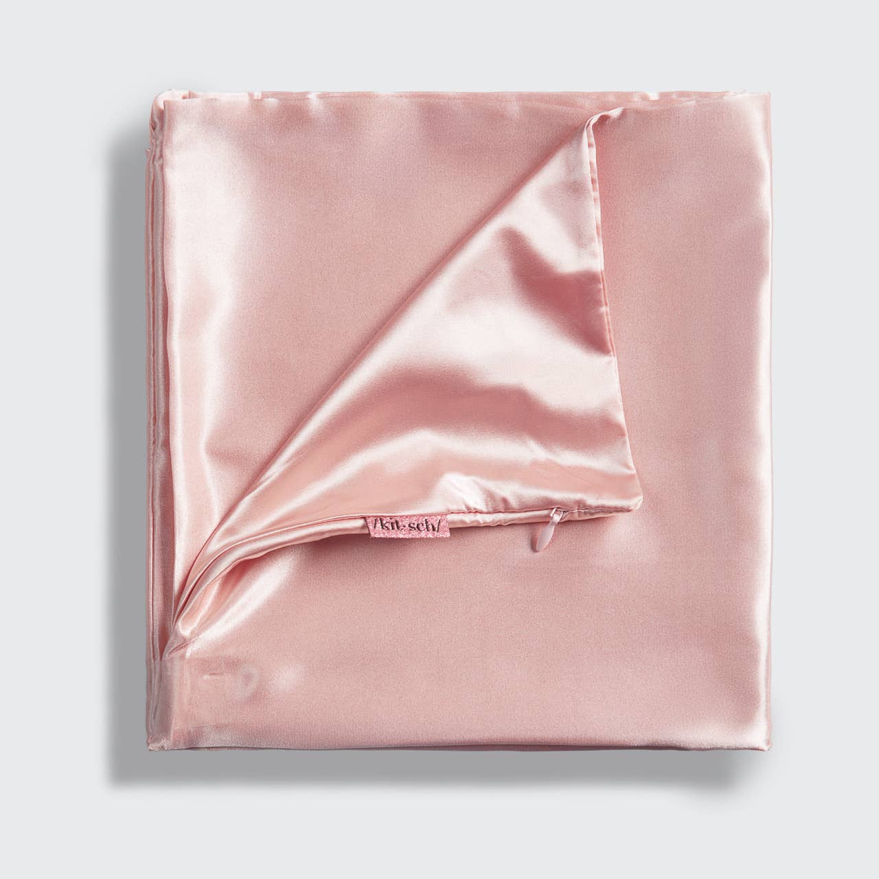 KITSCH Satin King Pillowcase - Blush
