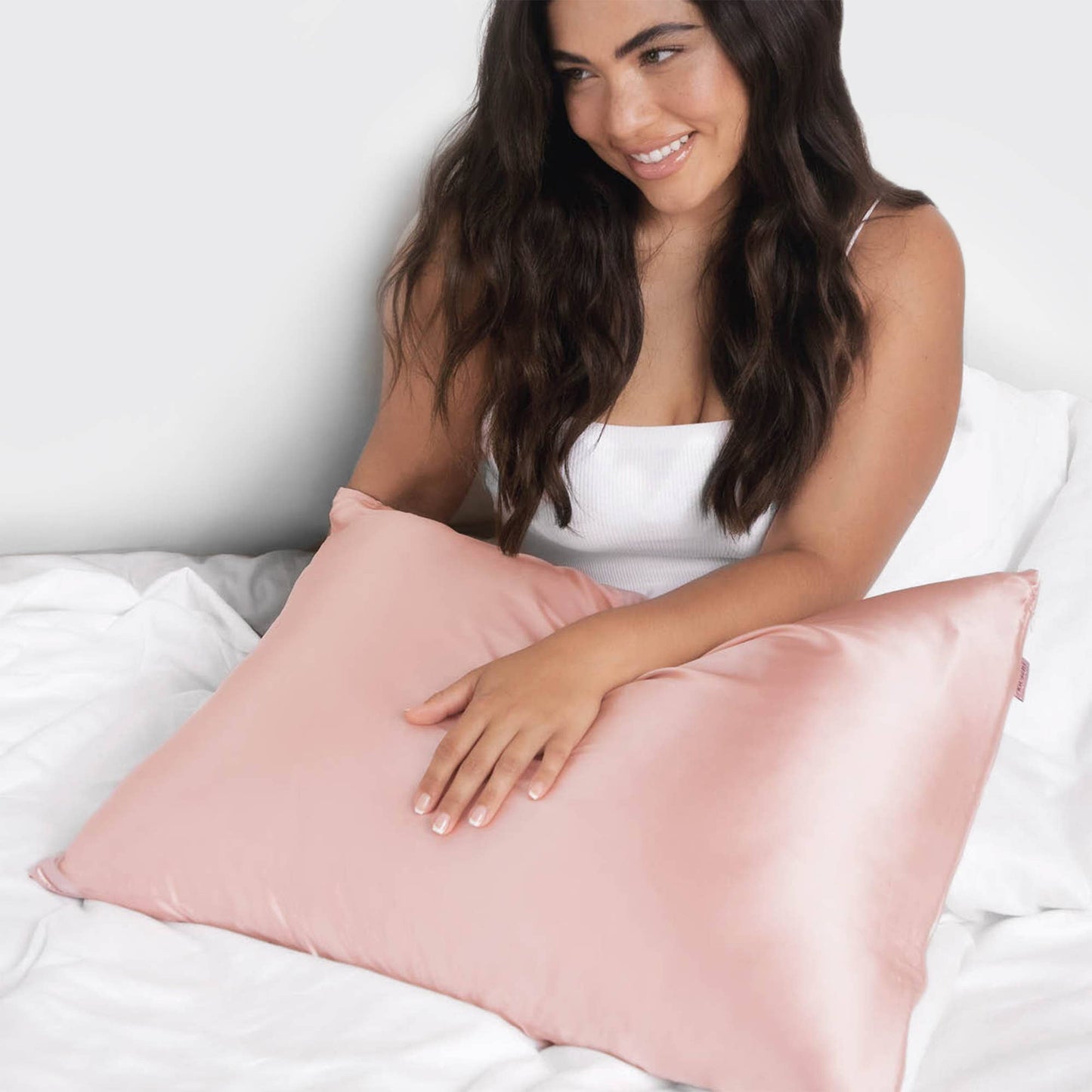 KITSCH Satin King Pillowcase - Blush