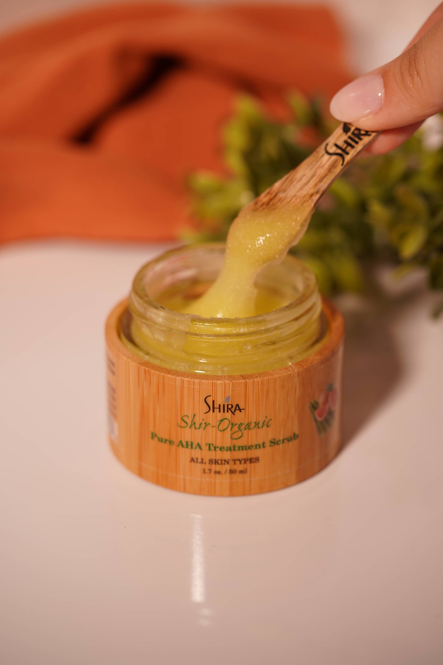 Shir-Organic AHA Treatment Scrub Exfoliating Smooth Skin