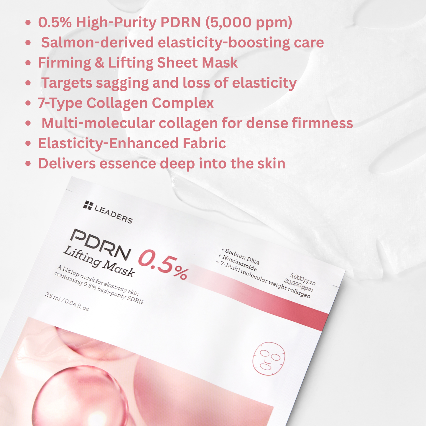 LEADERS PDRN 0.5% Lifting Mask