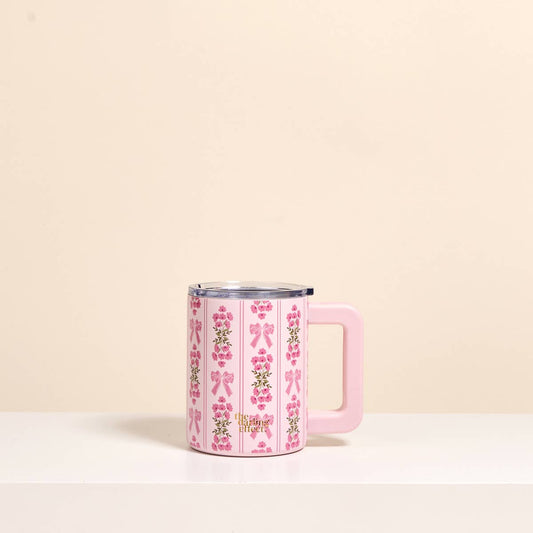 14 oz Insulated Mug–Oh So Fancy Pink