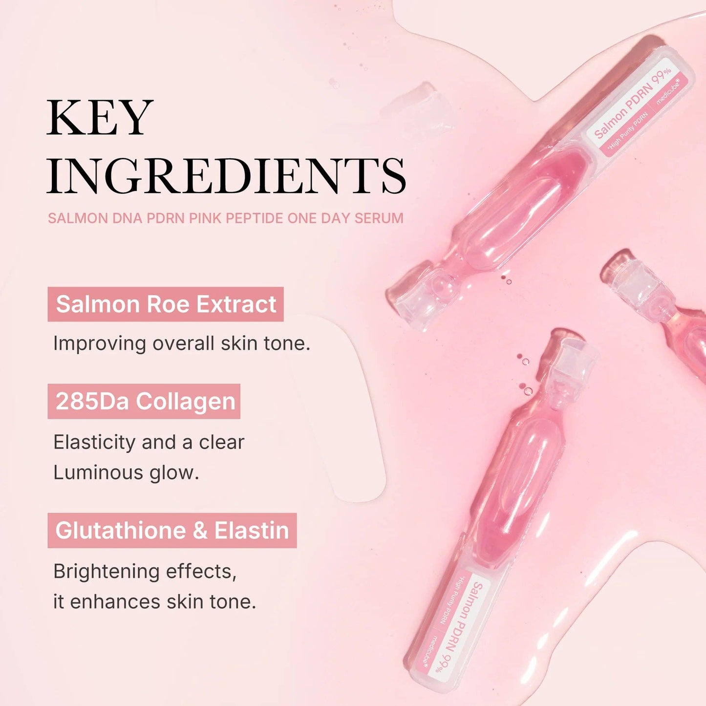 MEDICUBE PDRN Pink One Day Serum Set 1.5ml*10