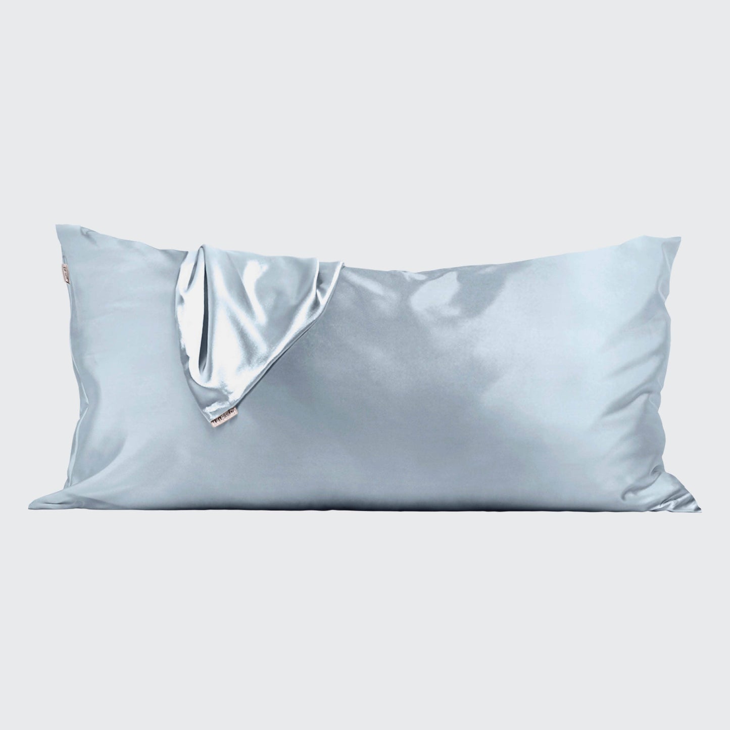 KITSCH King Satin Pillowcase - Haze Blue